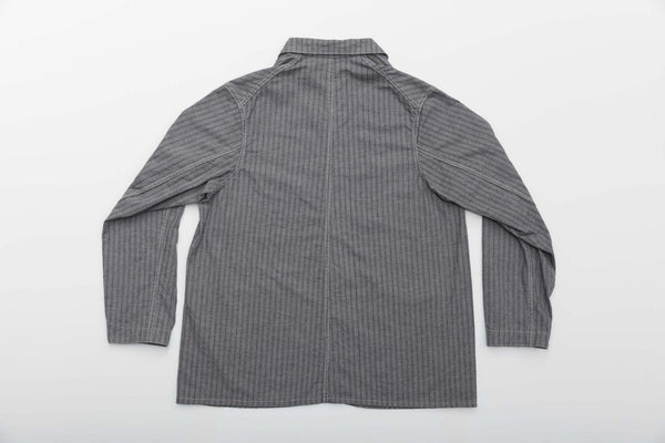 Striped Pincheck Engineer Jacket